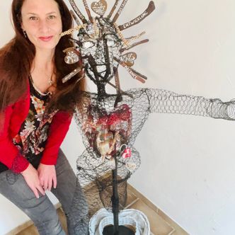 Mut-SinnesWald Kunst Ausstellung 2023-Tania Laux Nienstedt-kreafreikun
