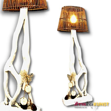 Lampenkunst aus der Natur - Kreative Lampen und Leuchten aus Upcycling • KreaFreiKunst by TLN