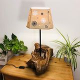 Unikat Lampe aus natürlichen Holz - Kunstvolles von KreaFreiKunst