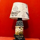 Tischlampe Vintage-Lampendesign Kunsthandwerk KreaFreiKunst