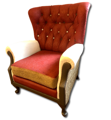 Sessel mit Latex streichen - Kreative Möbel Renovierung KreafreiKunst