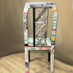 Stuhl Rücken Ansicht - KreaFreiKunst - Unikate Möbel Kunsthandwerk