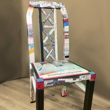 Stilvoller Stuhl im News Design - KreaFreiKunst Neue Einrichtung Januar 2020