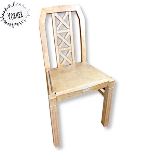 Geschichte zur Möbelkunst - Stuhl Vorher